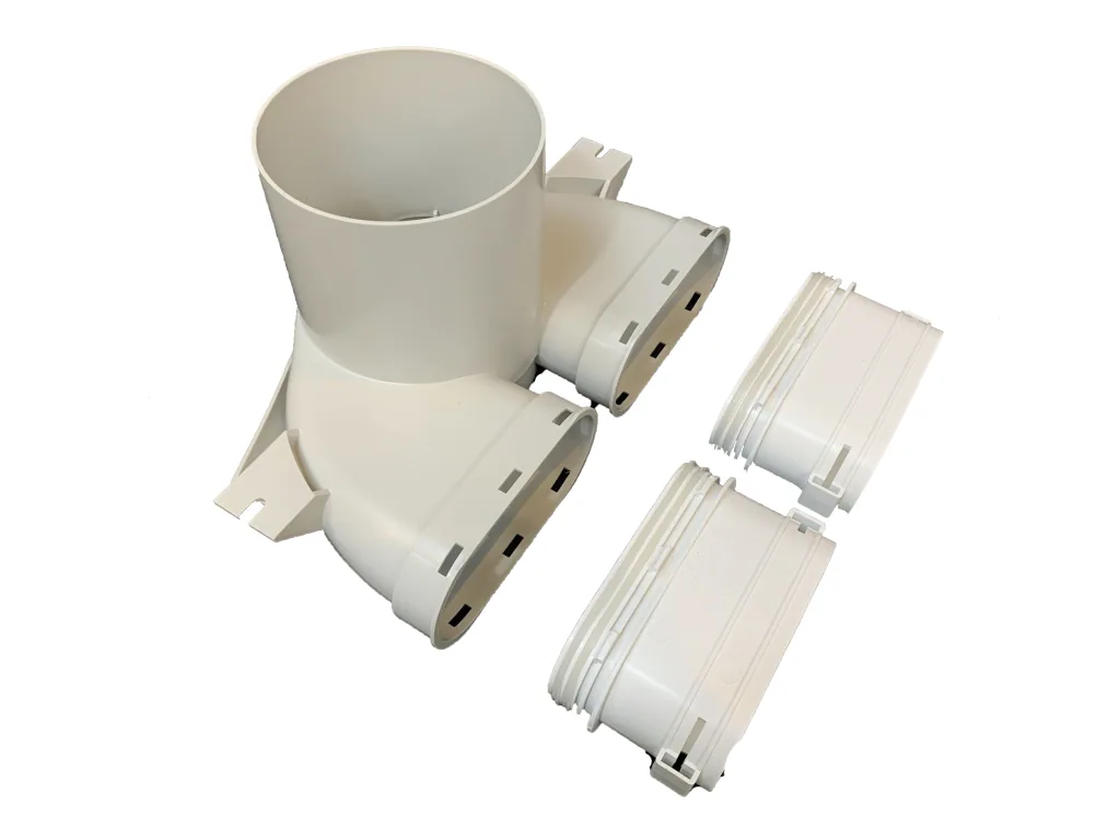 FairFlex Ovaal Plafondcollector 6353052/2 52x115 mm 2-voudig