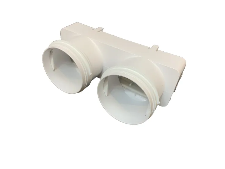 FairFlex 6351175/204x60 Verloop van 2x75mm FairFlex naar 204x60mm Luchtkanaal